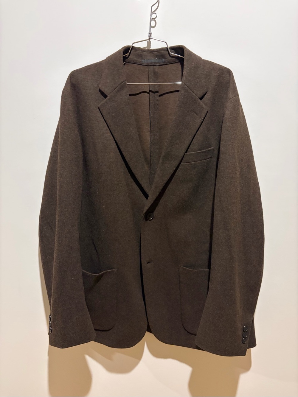 Men's Uniqlo Brown Single-Breasted Blazer
